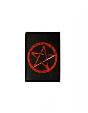 Darkside Red Star Pentacle Patch