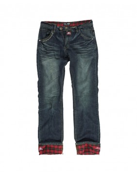 Rusty Pistons Winslow Red Jeans for men Front