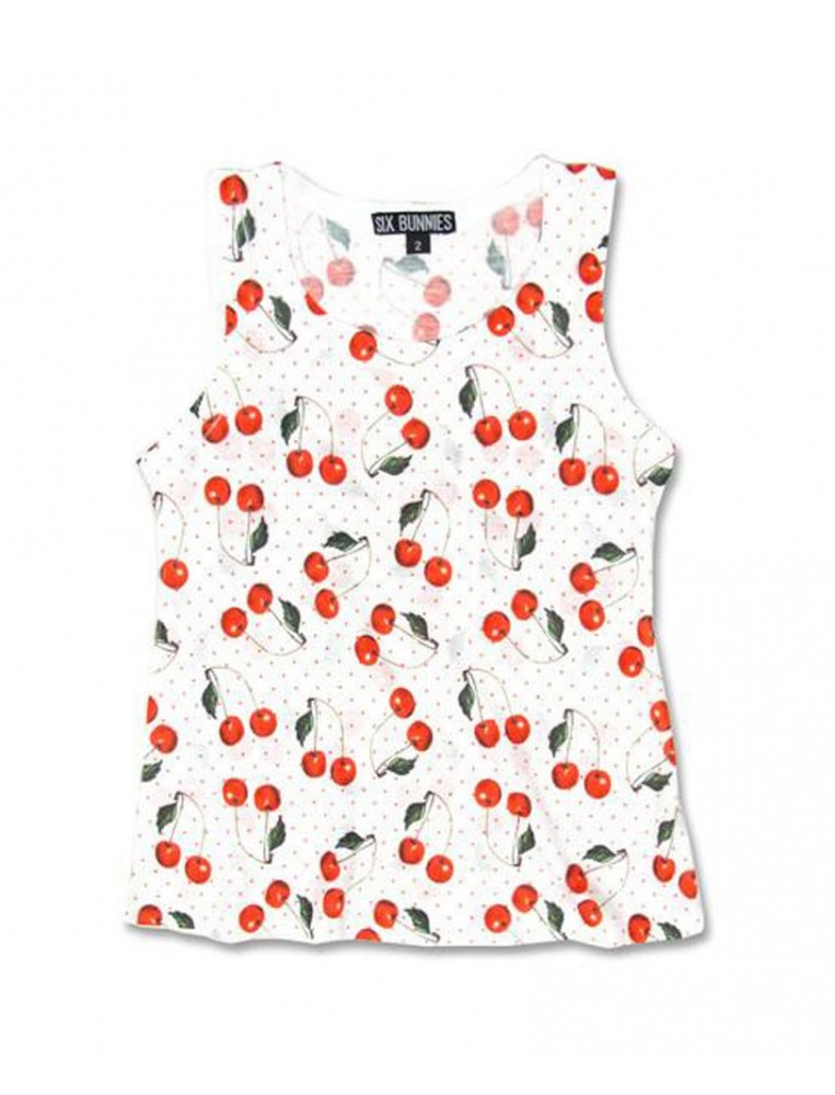 Cherries tank top by Six Bunnies