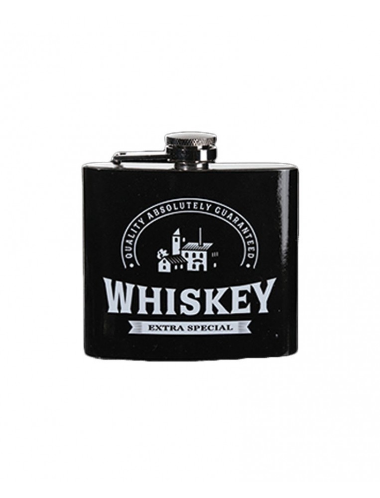 Petaca de metal whiskey