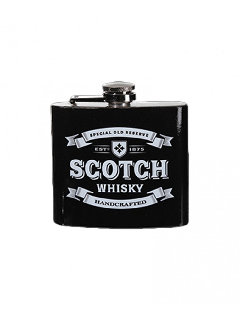 Scotch metal flask