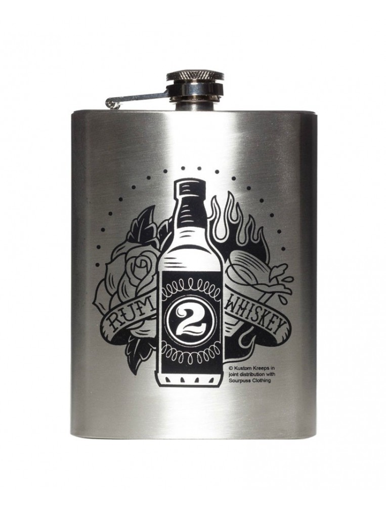 Kutom Kreeps Rum /Whiskey flask main