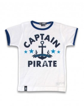 Captain pirate t-shirt for boys by Six Bunnies