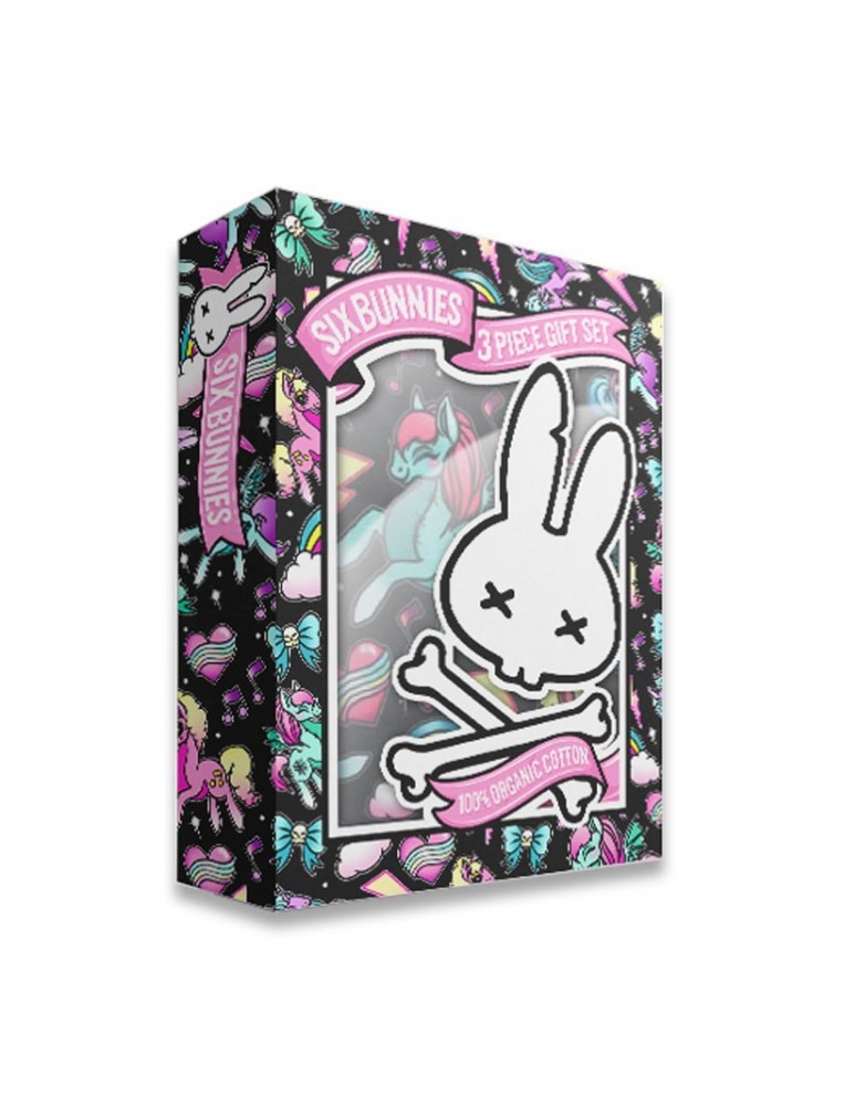 Baby gift set six bunnies unicorns box