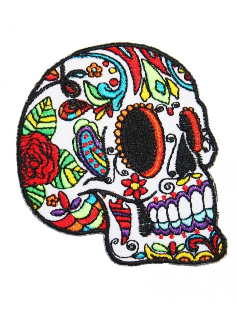 Parche de Calavera mejicana