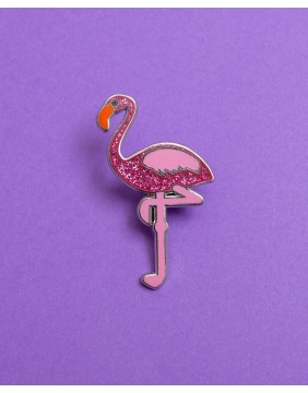 Extreme Largeness Flamingo Pin