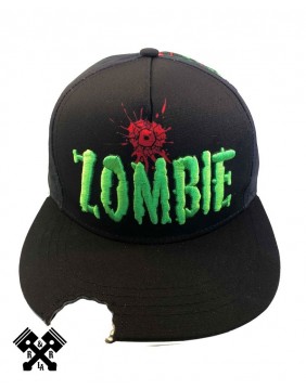 Zombie Bite Baseball Cap Front