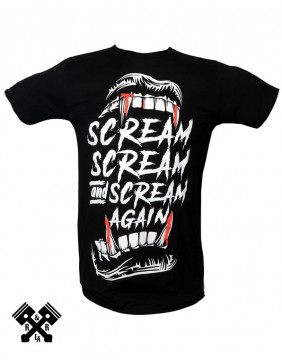 Camiseta de hombre Scream, Scream And Scream Detalle