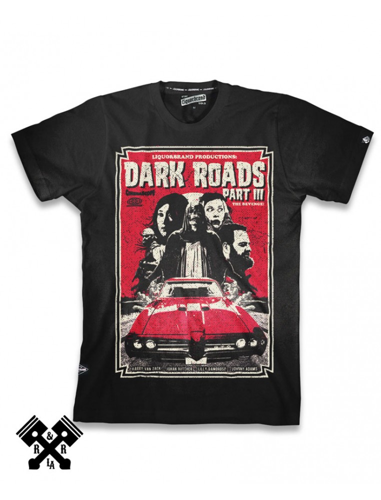 Camiseta Dark Roads Liquorbrand para hombre