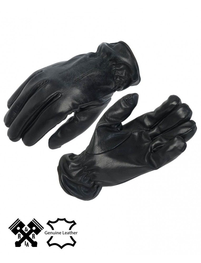 Guantes Lisos negros de moto marca OSX