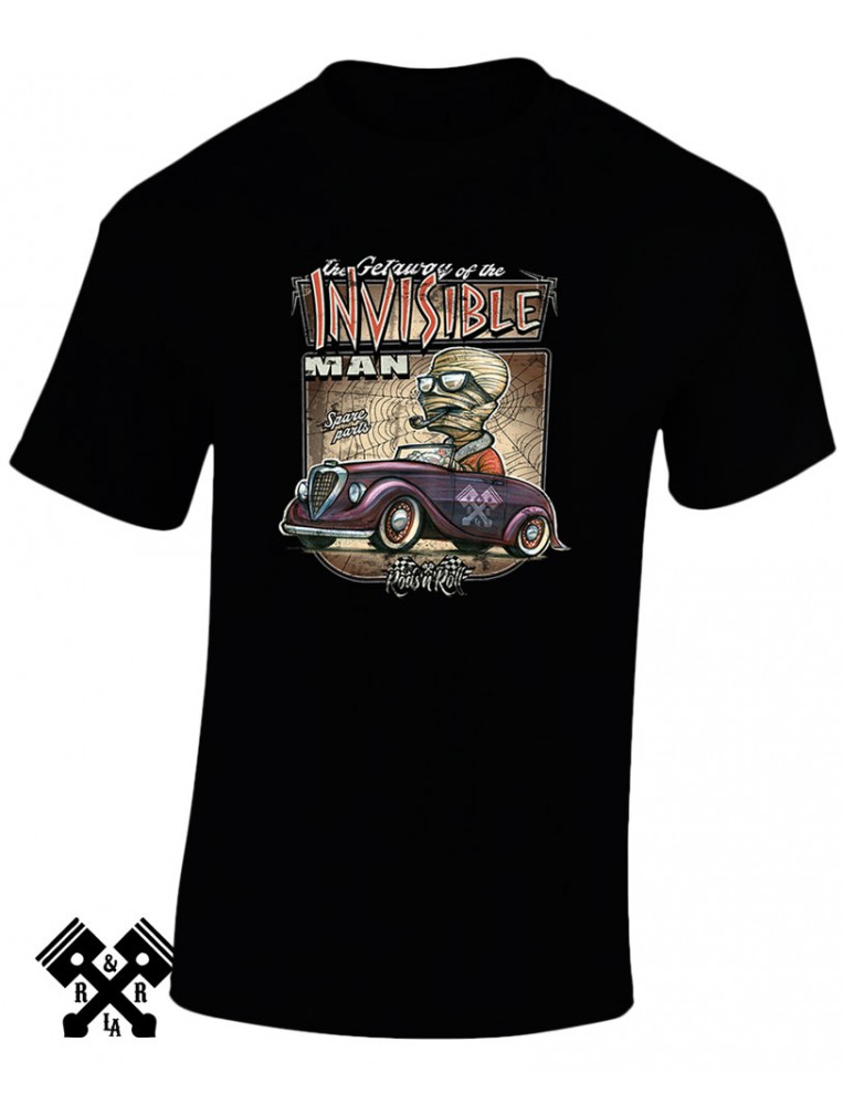 Camiseta Creeprunners Invisible Man para hombre de Rods 'N' Roll