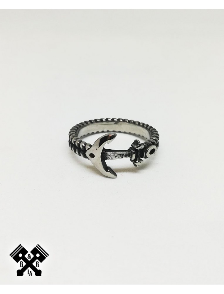 Simple Anchor Steel Ring, front