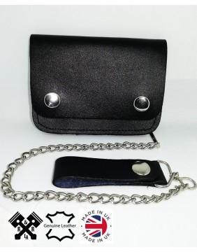 Unisex Small Biker Wallet, front