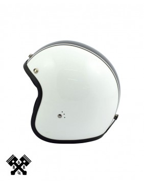 Bandit Jet Helmet Matte White/Black, profile