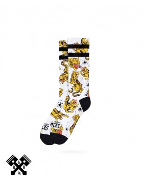 American Socks Calcetines Tiger King Medio-Alto