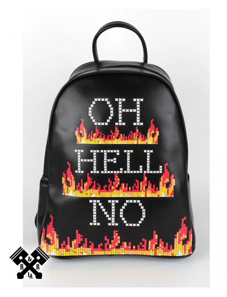 Oh Hell No!! Backpack, front view