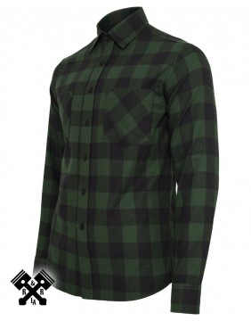 Urban Classics Checked Flannel Shirt, front 2