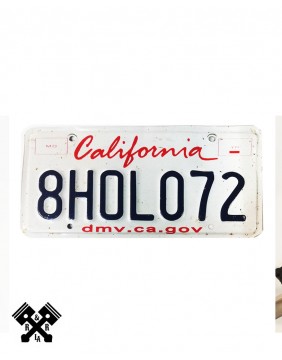 License Plate California 8H0L072