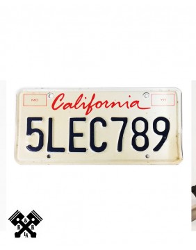 License Plate California 5LEC789