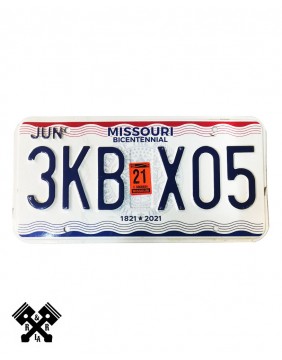 License Plate Minnesota 3KBX05