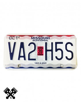 Matricula Missouri VA2H5S