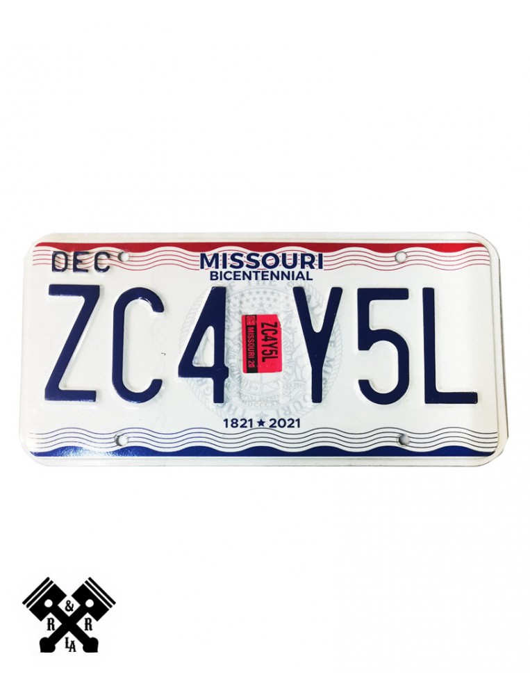 License Plate Missouri ZC4 Y5L Main