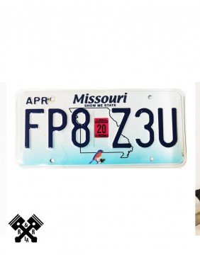 License Plate Missouri FP8Z3U Main