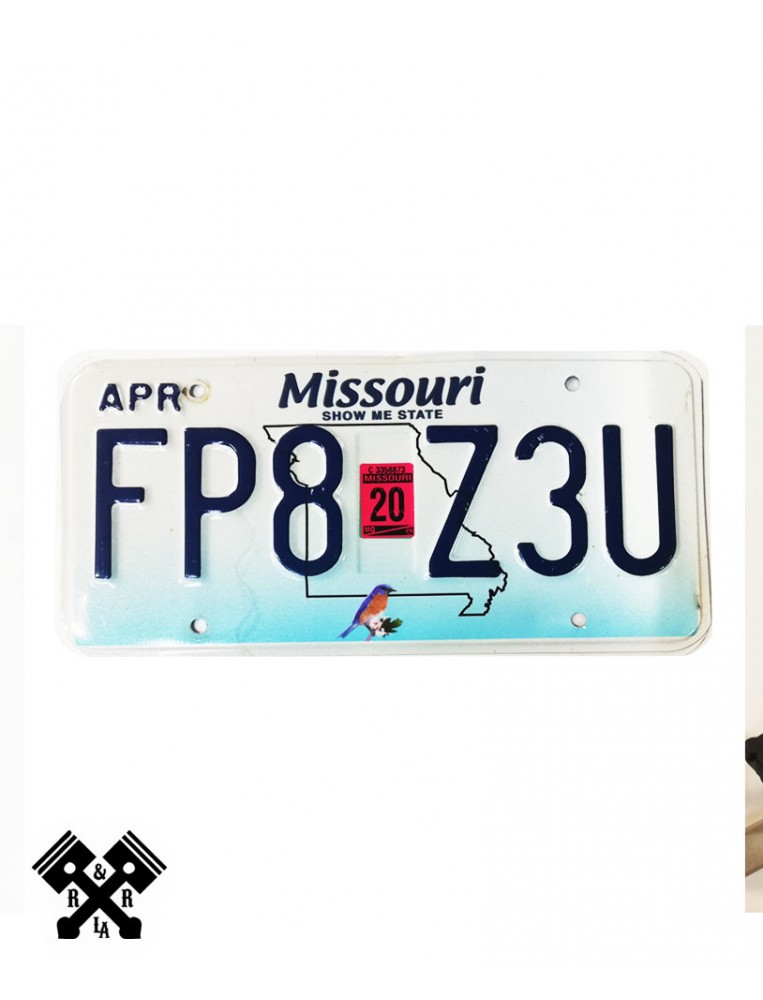 License Plate Missouri FP8Z3U Main