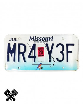 License Plate Missouri MR4Y3F Main