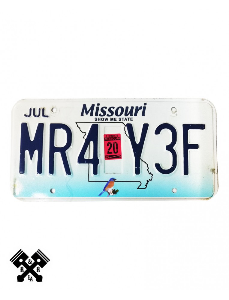 License Plate Missouri MR4Y3F Main