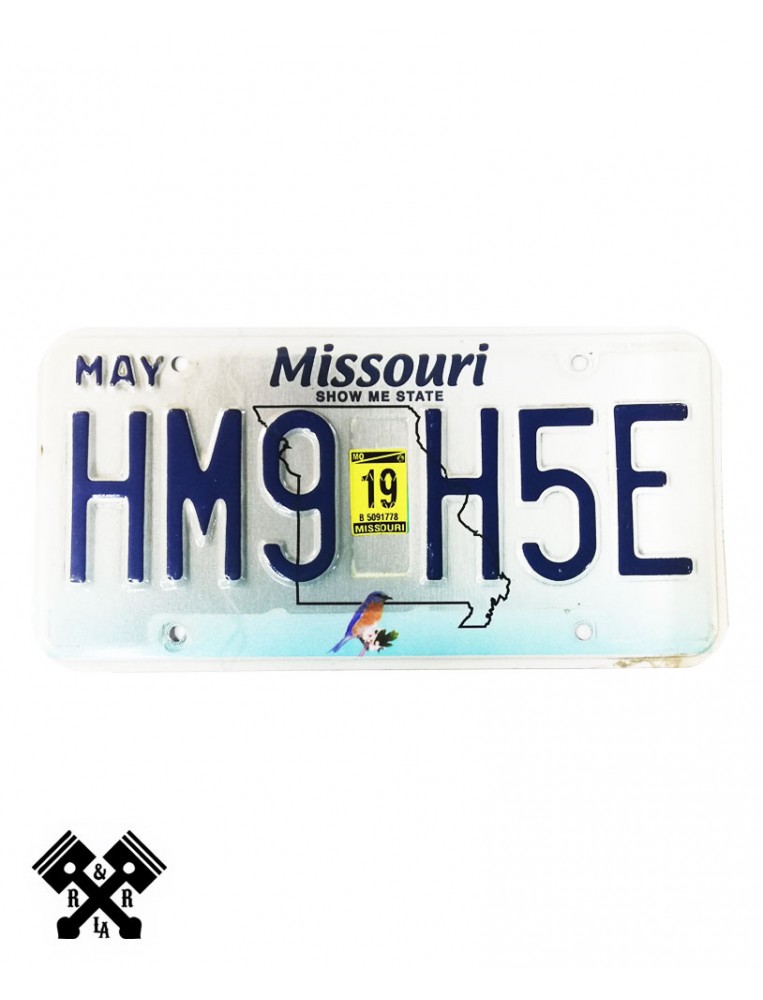 Plate Missouri HM9H5E