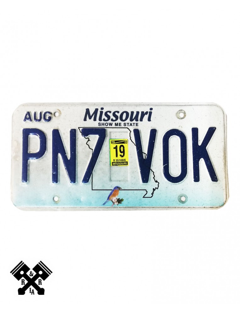 Plate Missouri PN7V0K