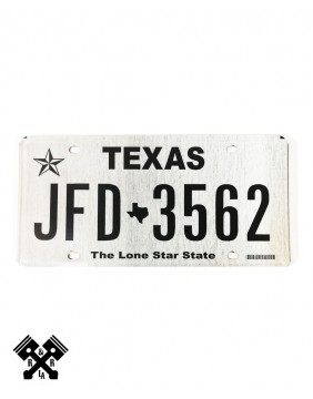 Matricula Texas JFD3562 Principal
