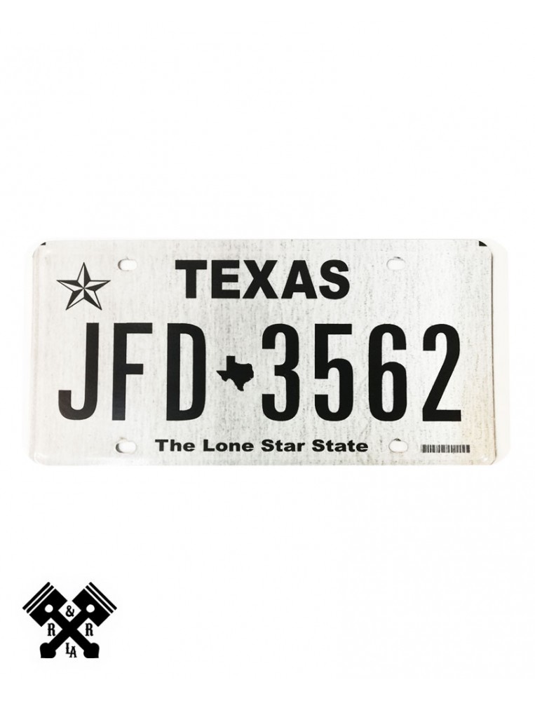 License Plate Texas JFD3562 Main