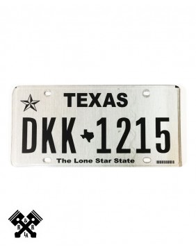 Matricula Texas DKK1215 Principal