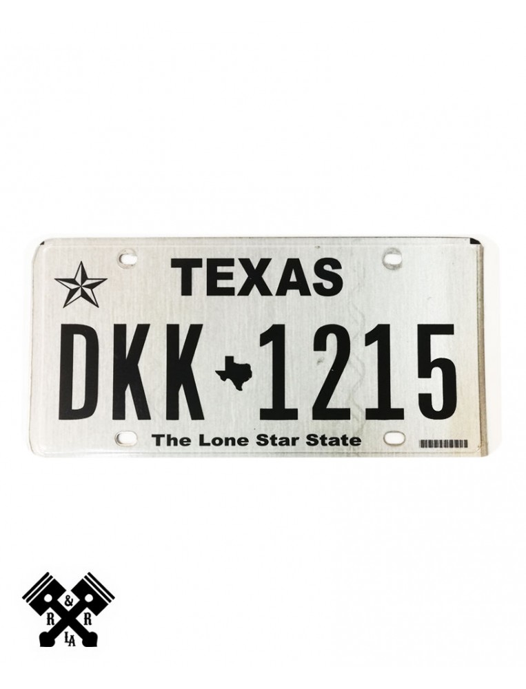 License Plate Texas DKK1215