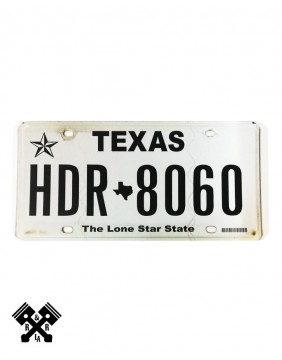 License Plate Texas HDR8060 Main