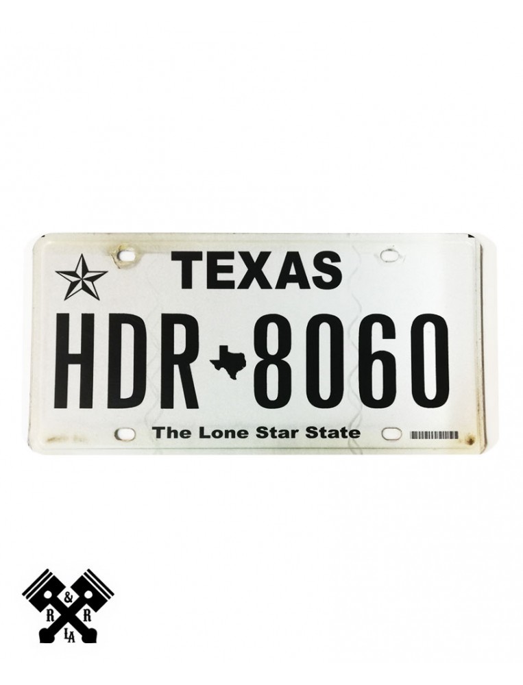 License Plate Texas HDR8060 Main