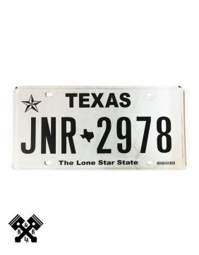 License Plate Texas JNR2978