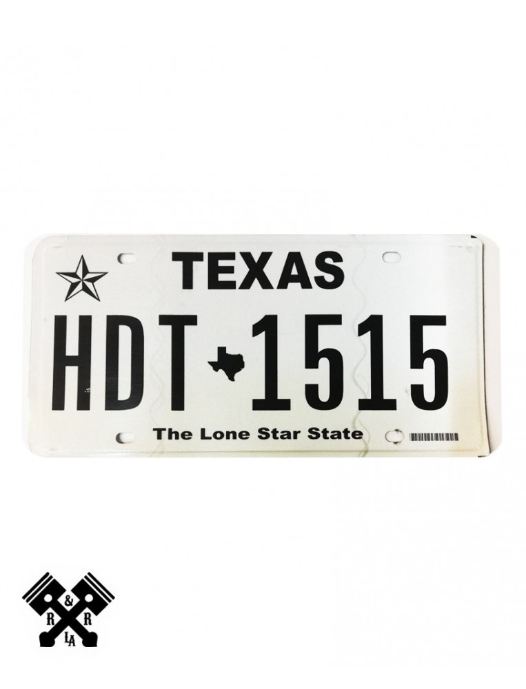 License Plate Texas HDT1515
