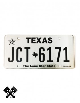 License Plate Texas JCT6171