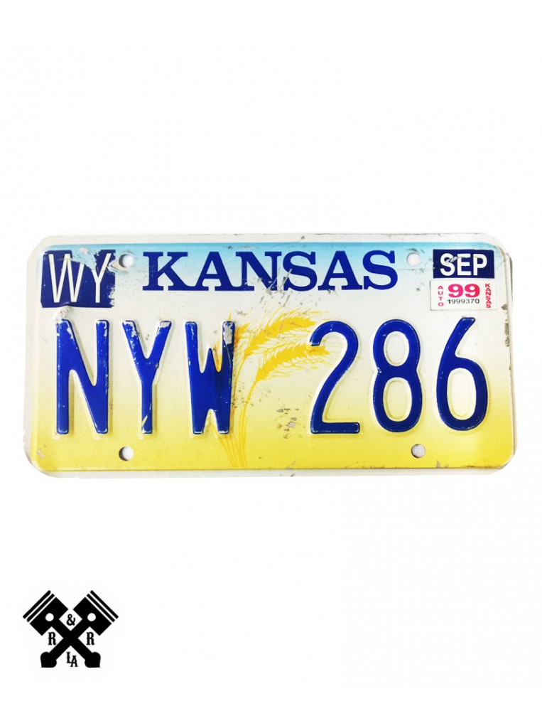 License Plate Kansas NYW286 Main