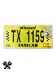 Matricula Taxi Missouri TX1159