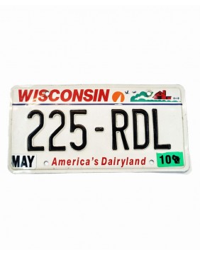 License Plate Wisconsin 225RDL Main