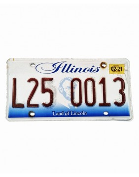 License Plate Illinois L250013