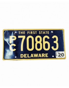 Matricula Delaware PC70863 Principal