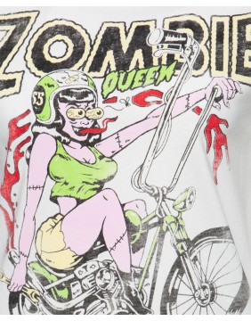 Queen Kerosin Zombie Queen T-Shirt Detail