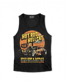 Hotrod Hellcat In God We Trust Tank Top for men