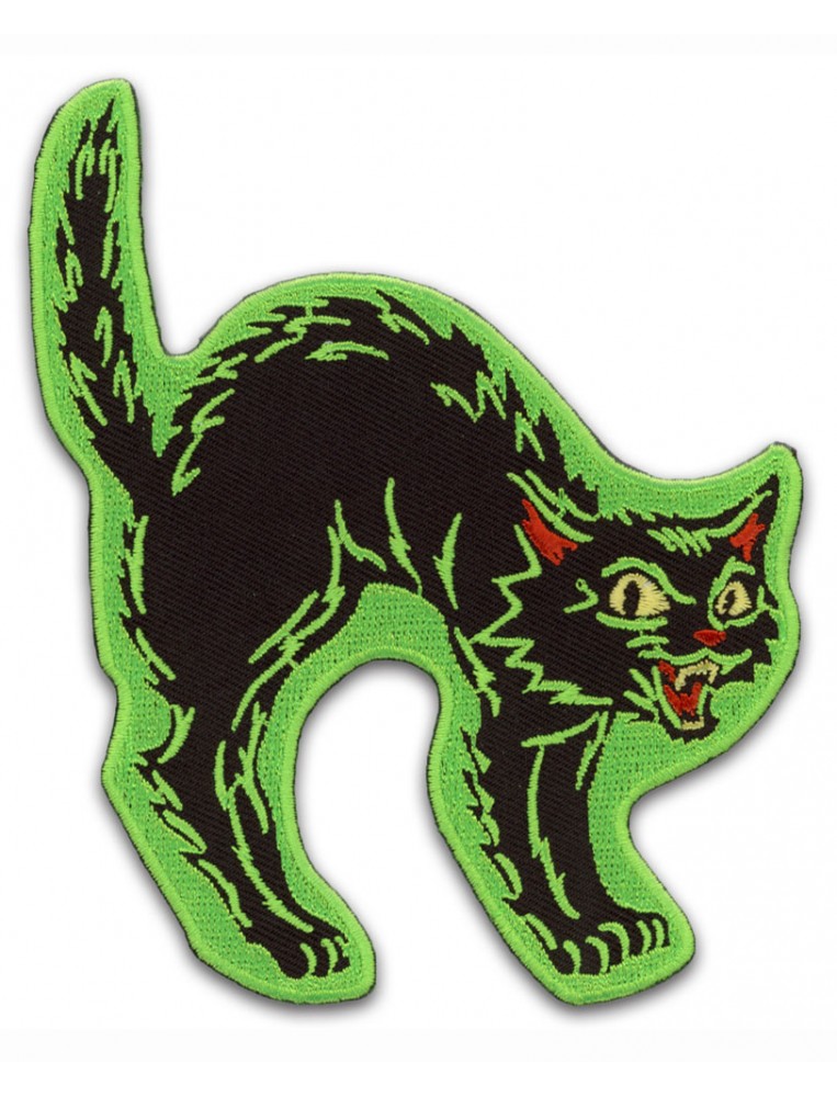 Parche Gato Asustado, marca Retro-a-go-go