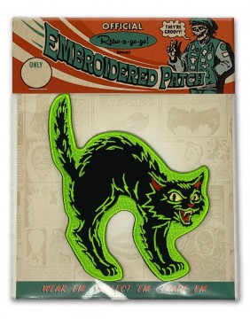 Retro-a-go-go Scaredy Cat Patch, packed
